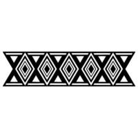 Geometric Deco Border, Minimalist Pattern, Symmetrical vector
