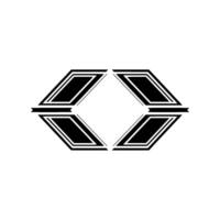 Geometric Arrowhead, Minimalist , Directional Symbol vector