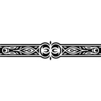Intricate Celtic Border, Vintage Decorative Element, Ornamental vector