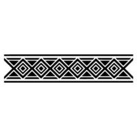 Geometric Deco Border, Minimalist Pattern, Elegant, Line vector