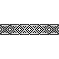 Geometric Deco Border, Minimalist Pattern, Diamond vector
