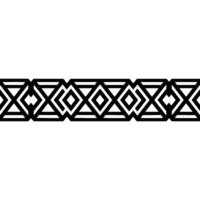 Geometric Border, Minimalist Pattern, Linear vector