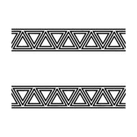 Geometric Deco Border, Minimalist Pattern - Minimalism vector