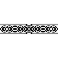 Elegant Celtic Border, Minimalist , Decorative Element vector