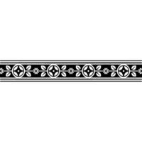Geometric Deco Border, Subtle Elegance vector