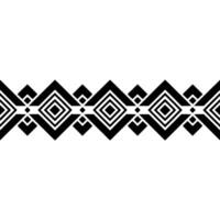 Geometric Tribal Border, Minimalist , Modern Pattern vector