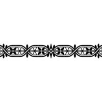 Elegant Black Ornamental Border, Vintage, Frame vector