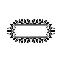 Elegant Victorian Border, Festive Ornament, Decorative Frame vector