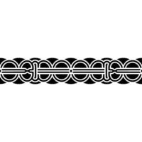 Intricate Celtic Border, Vintage , Elegant Ornamentation - Pattern vector