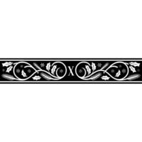 Elegant Winter Border Holly, Snowflakes, and a Cross vector