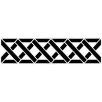 Geometric Lattice Border, Minimalist vector