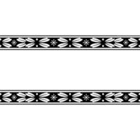 Stylized Winter Border, Scandinavian , Festive Accent vector