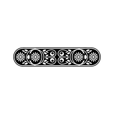 Elegant Byzantine Ornament, Linear