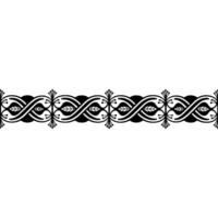Intricate Celtic Border, Elegant Decorative Element, Swirls vector