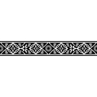 Geometric Border, Art Deco Pattern, Elegant , Minimalist Style vector