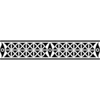 Geometric Border, Stylized Art Deco Pattern, Minimalist vector