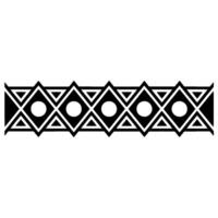Geometric Tribal Border, Minimalist, Frame vector