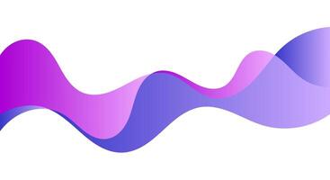 Purple elegant wave business banner background vector