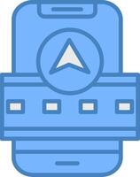 Navigation Styled Badge vector