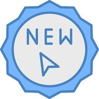 New User Interface Mark vector