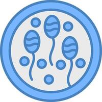 Sperm Creative Frame Token vector