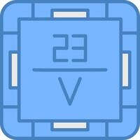 Vanadium Monotone Visual Mark vector