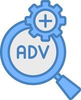 Advanced Search Modern Shape Pattern vector