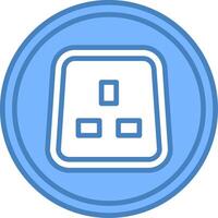 Electric Plug Digital Sketch Object vector