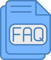 Faq Artistic Piece vector
