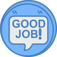 Good Job Conceptual App Symbol vector