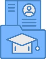 Curriculum Signature Design Mark vector