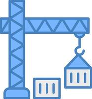 Crane Smooth Web Graphic vector