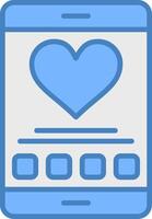 Dating App Crystal Clear Object vector