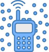 Walkie Talkie Clean Shape Mark vector