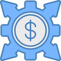 Business Flat Design Token vector