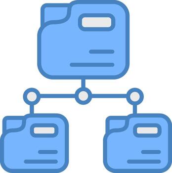 carpeta red sensible web emblema vector