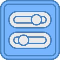 Switch Cool Tone Object vector