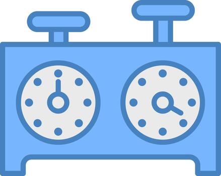 Timer Clean Shape Mark vector