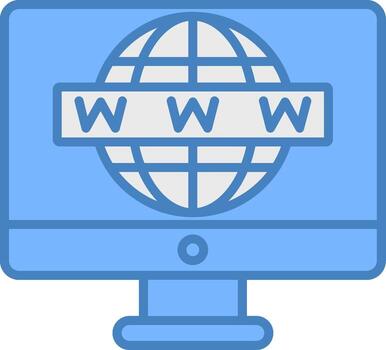 Internet suave tono objeto vector