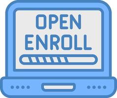 Open Enrollment Web Ready Unit vector