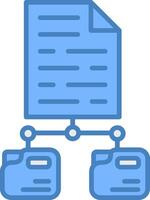 Document File Bold Grid Emblem vector