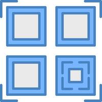 Qr Code Scan Smart Grid Unit vector