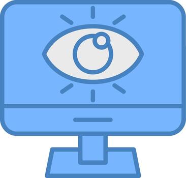 datos visualización sensible web emblema vector