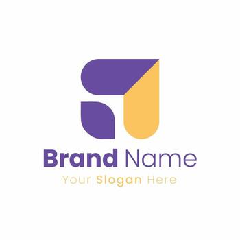 Modern Abstract Shape Design for a Corporate Identity System and Brand Messaging Strategy Development vector