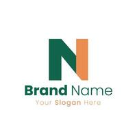 Modern Abstract Lettermark Identity Design for a Professional Business with Bold Geometric Shapes and a Clean Layout vector