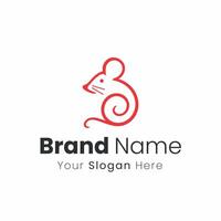 Creative and Minimalist Mouse Logo Design for Brand Identity and Marketing Solutions vector