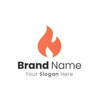 Create a Fiery Brand Identity Logo Design for Your Business Needs vector