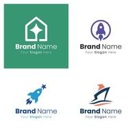 Innovative Logo Design Concepts Showcasing Creativity and Professionalism for a Modern Brand Identity vector