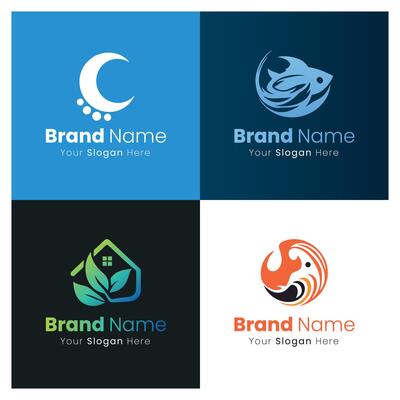 Creative Abstract Logo Designs Featuring Nature Inspired Elements and Symbolic Imagery for Unique Brand Identity and Visual Appeal