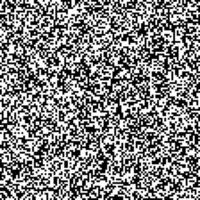 Seamless pixelated tv noise texture. White noise signal grain. Television screen interferences and glitches. Grunge background vector